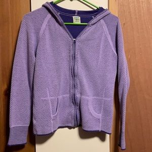 Lavender sweater hoodie in excellent condition